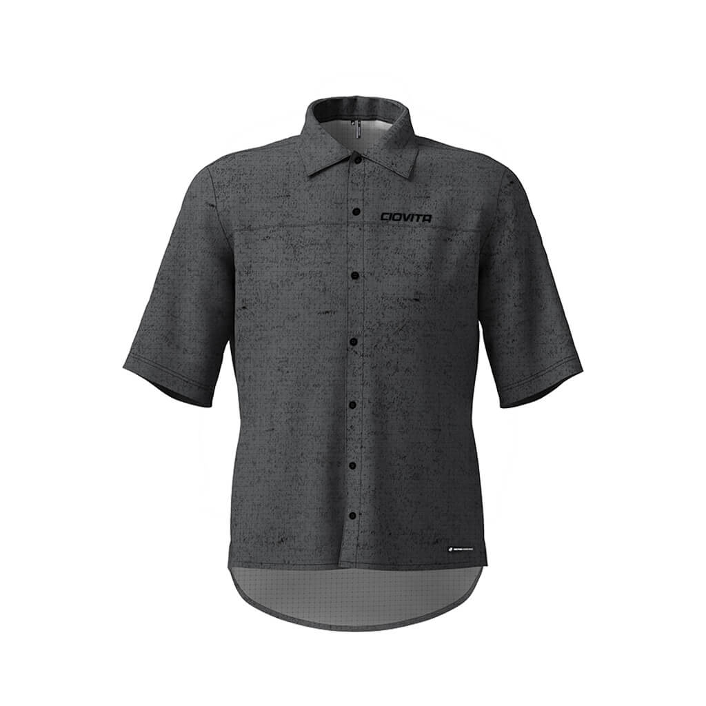 Men's Short Sleeve Adventure Shirt (Grey Melange)