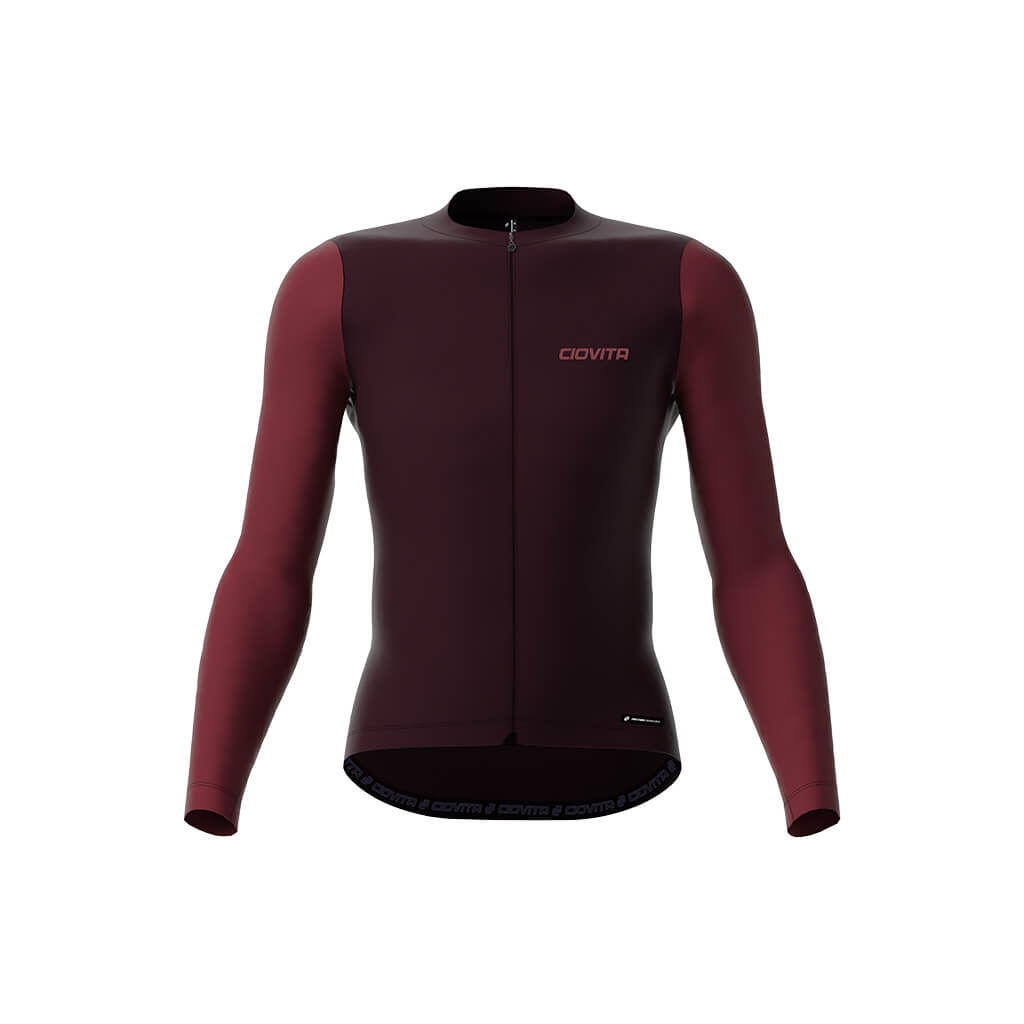 Men's Long Sleeve Thermal Jersey (Mulberry)