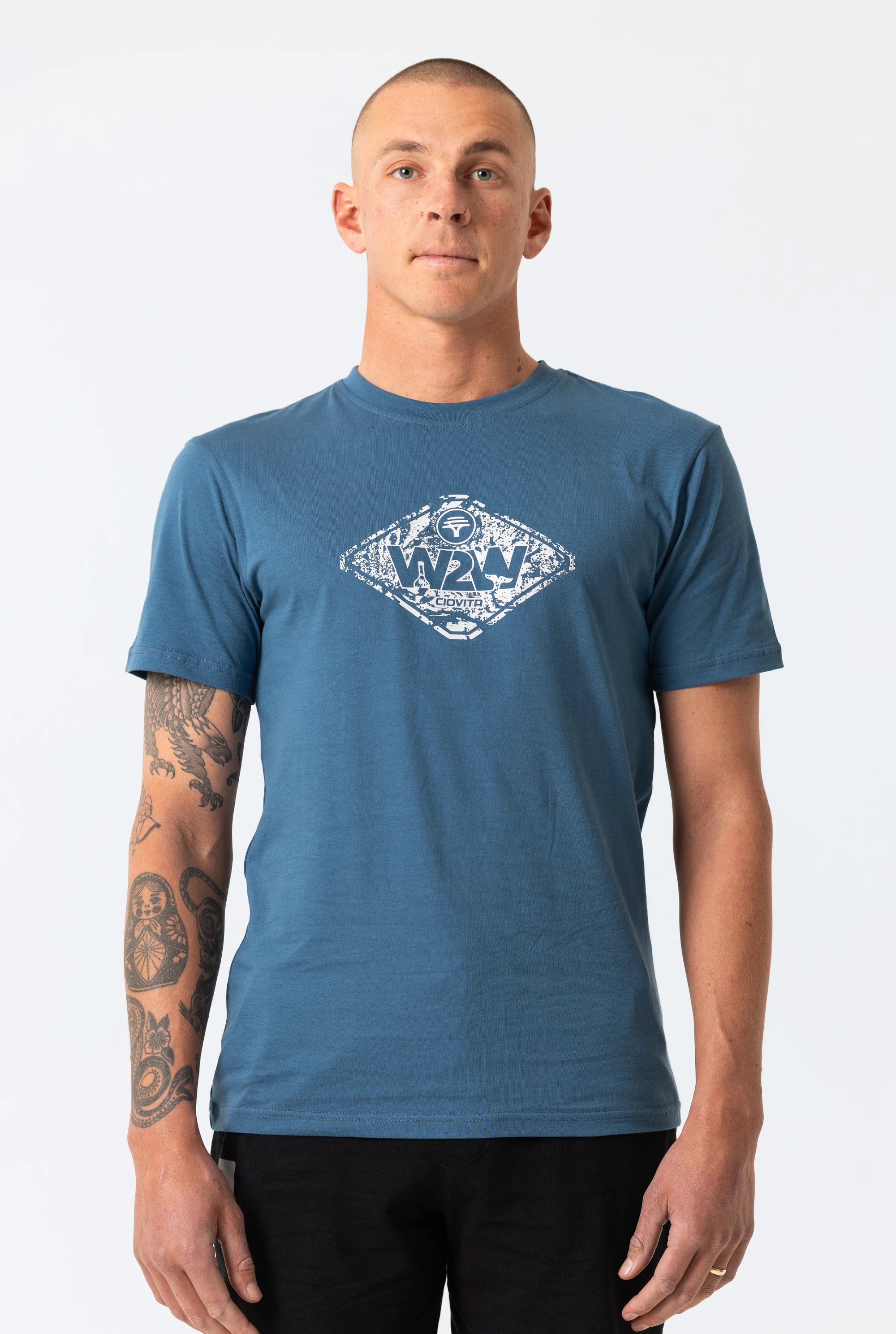 Men's FNB Wines2Whales T Shirt (Ocean Blue)