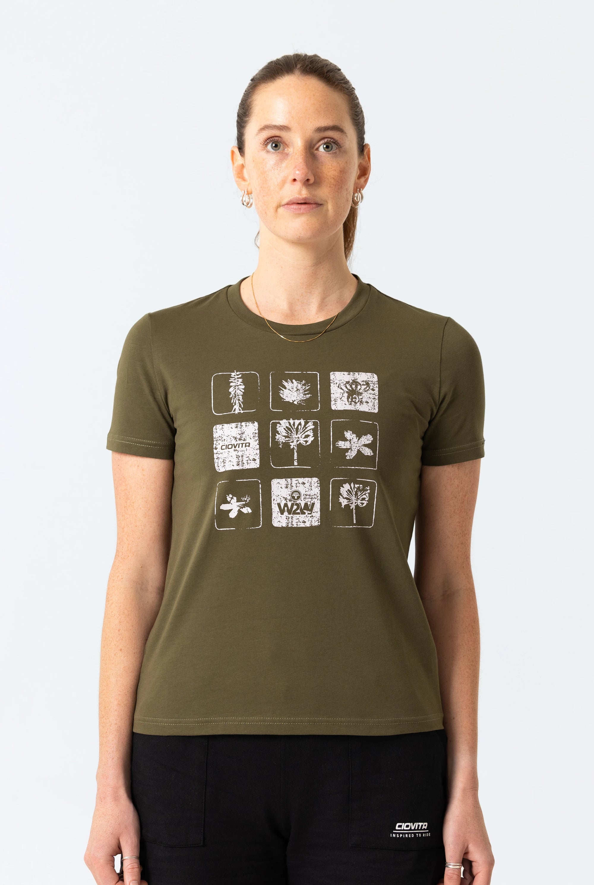 Women's FNB Wines2Whales T Shirt (Royal Olive)