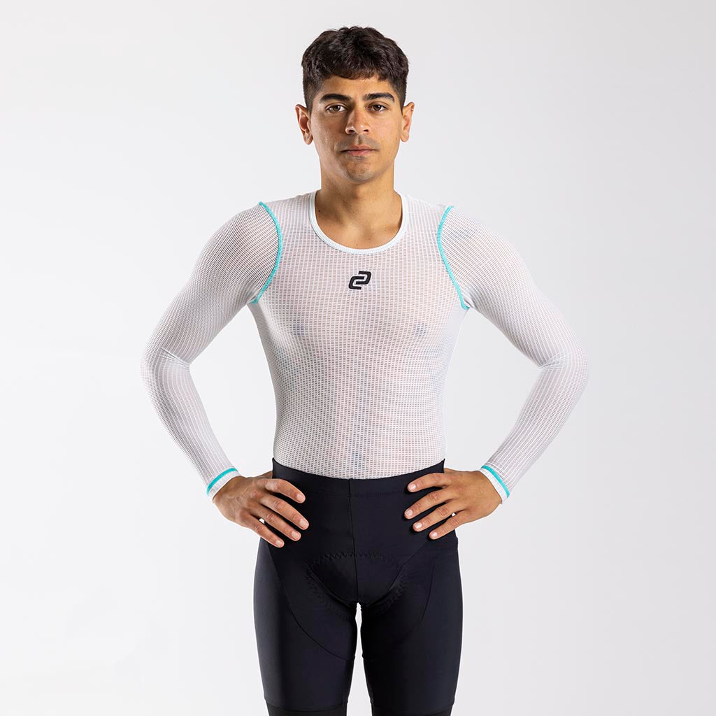 Men's DriRelease Long Sleeve Baselayer (White)