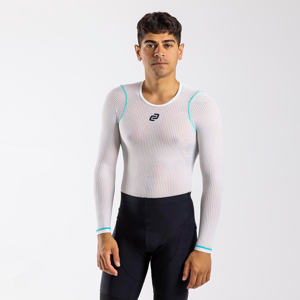 Men's DriRelease Long Sleeve Baselayer (White)