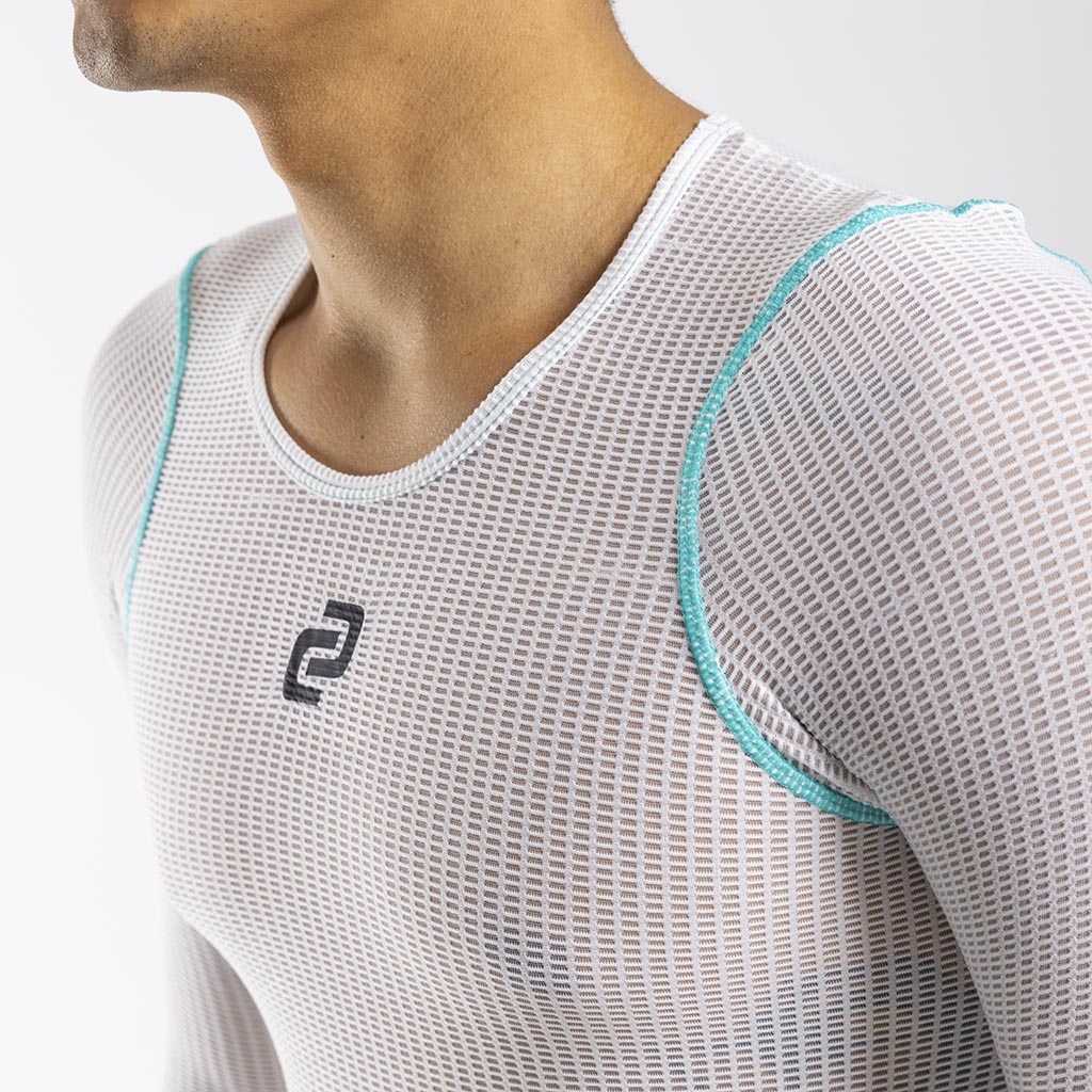 Men's DriRelease Long Sleeve Baselayer (White)