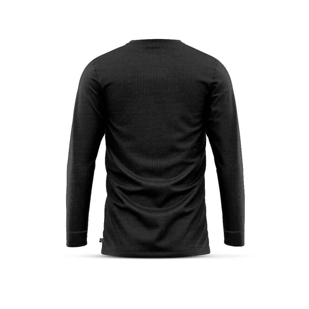 Men&#39;s Long Sleeve Merino T Shirt (Charcoal)