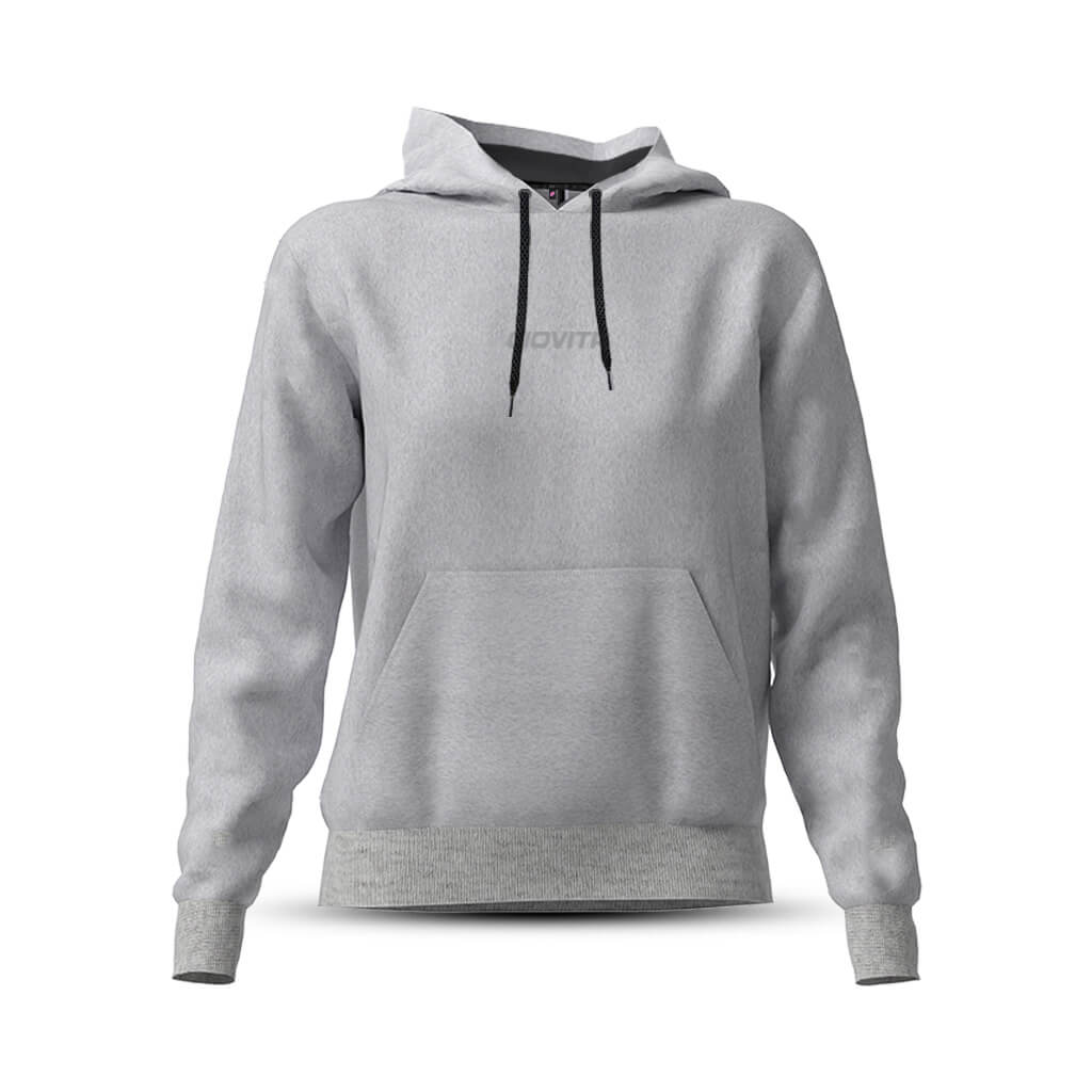 Womens grey sale hooded sweatshirt