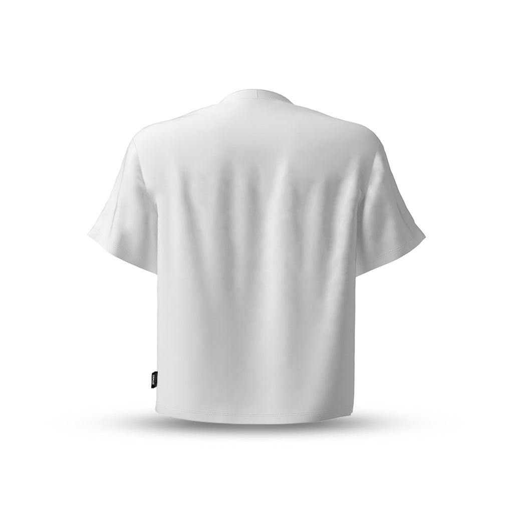 Women's Boxy Casual T Shirt (White)