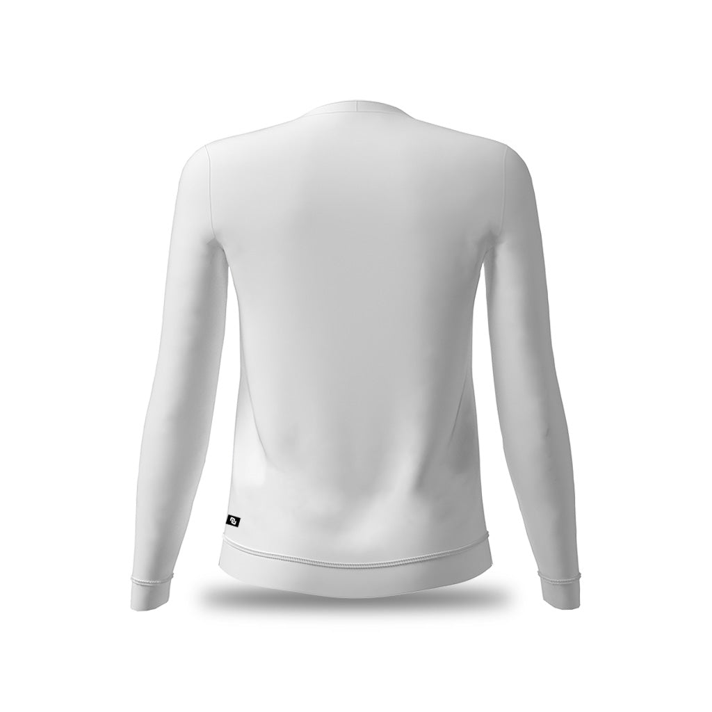 Women's Core Casual Long Sleeve T Shirt (White)