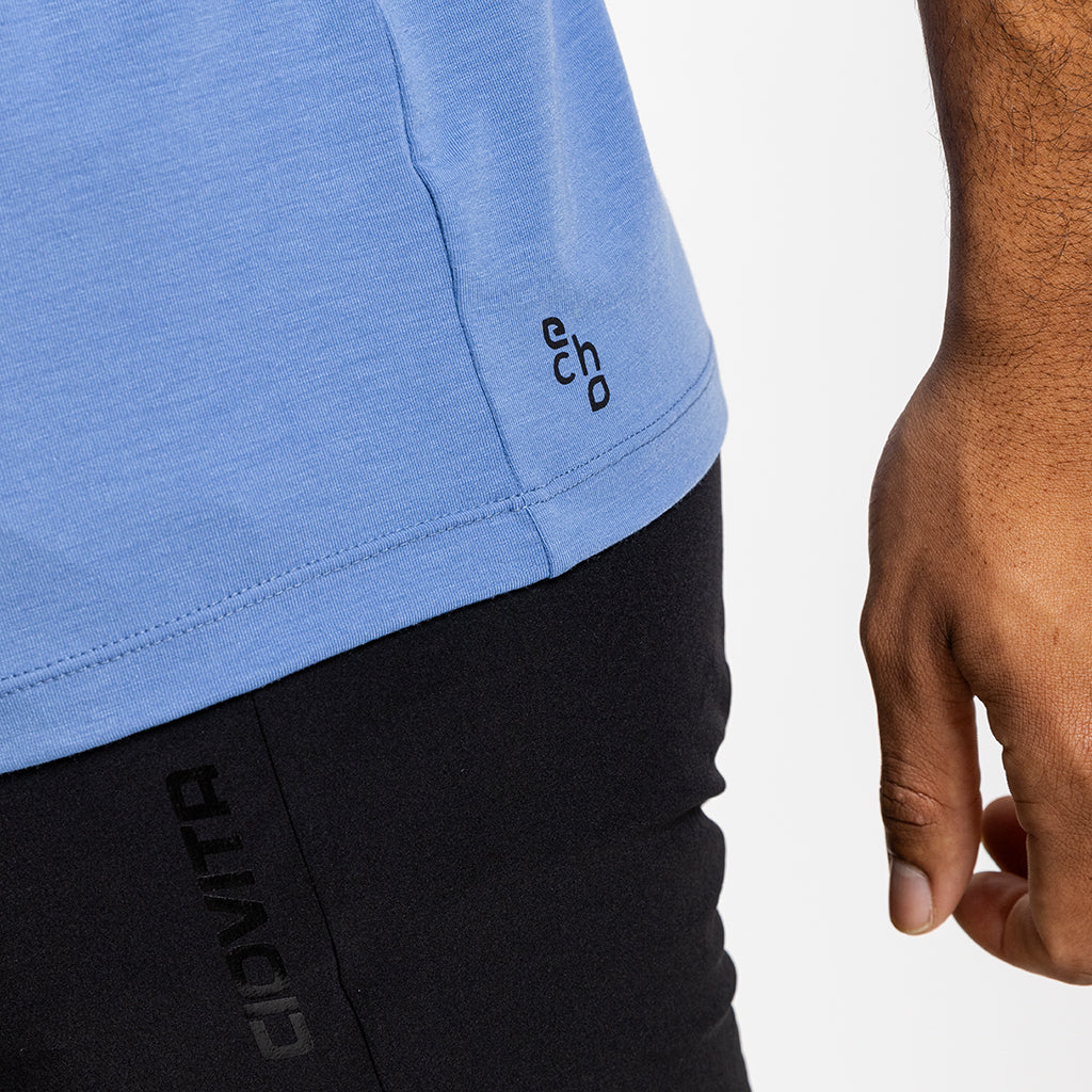 Men's Core Casual T Shirt (Elemental Blue)