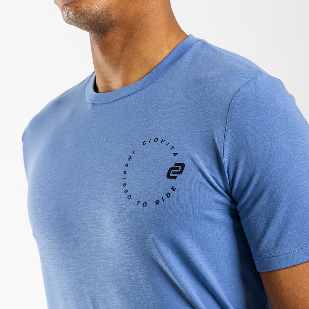 Men's Core Casual T Shirt (Elemental Blue)