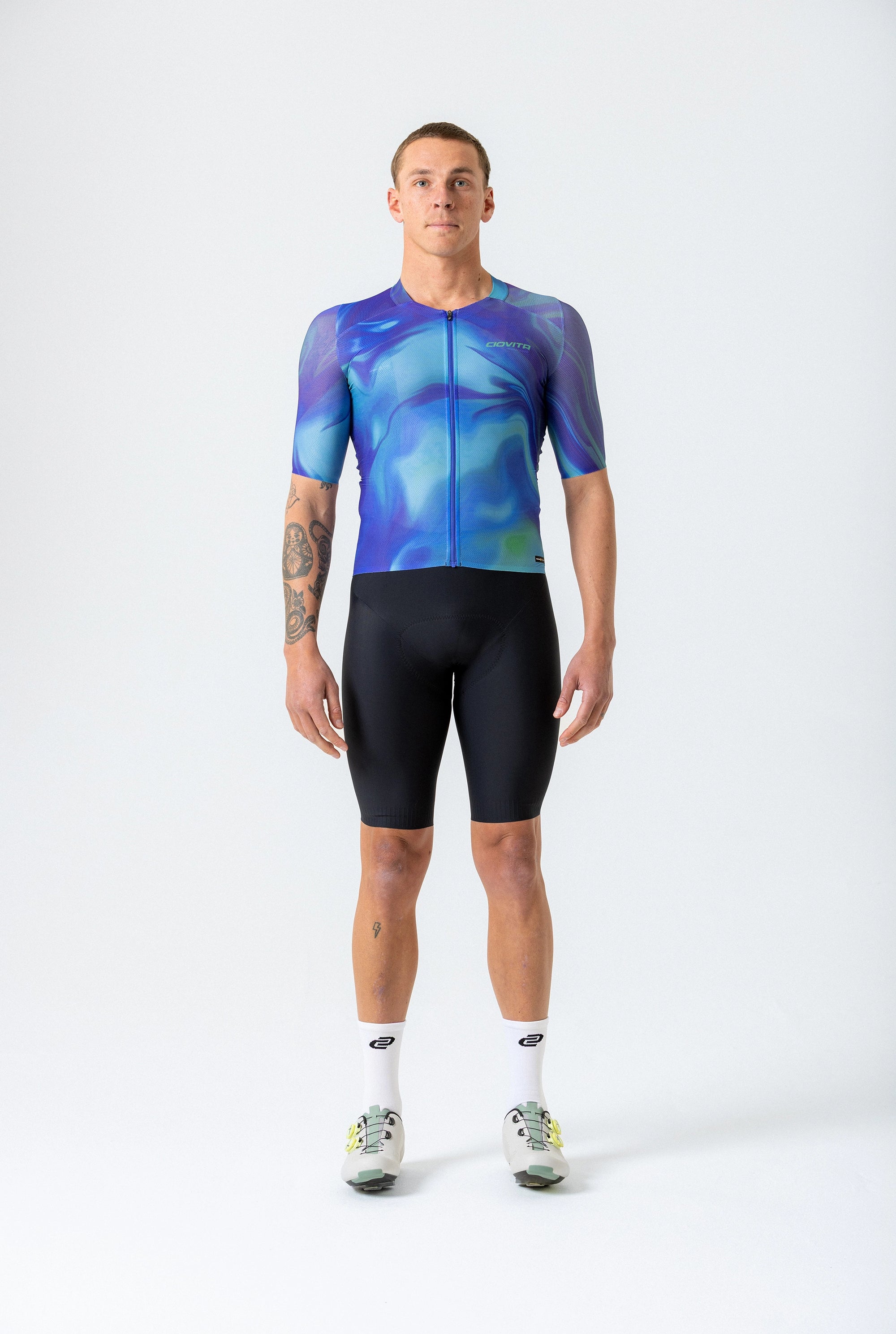 Men's Apex H1 Pro Fit Jersey (Navy Swirl)