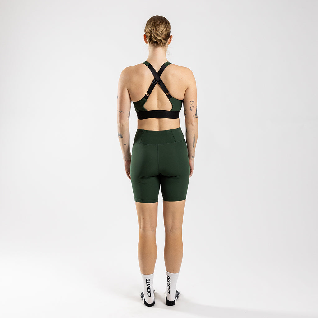 Women's Supremo Short Training Tights (Forest)