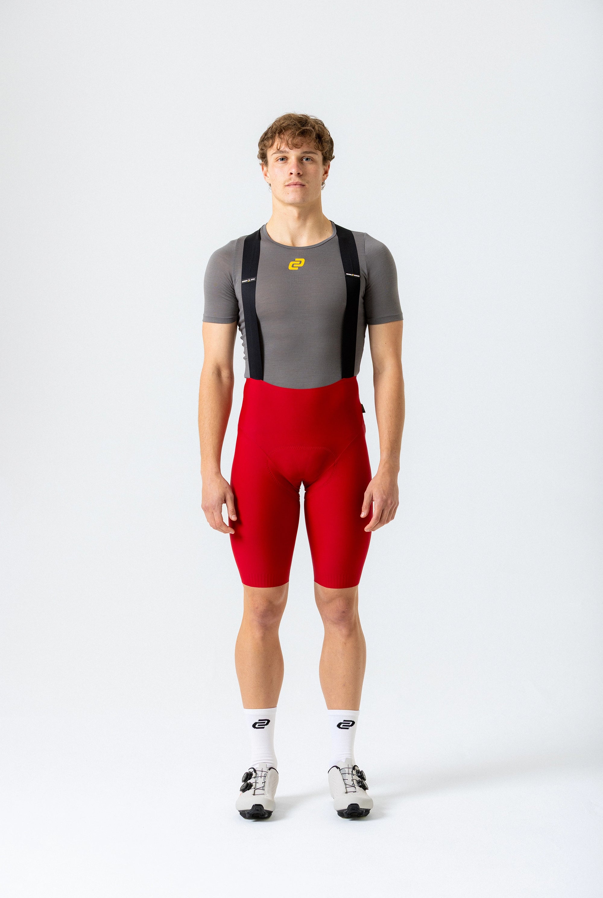 Men's Supremo Velocé Bib Shorts 2.0 (Red)