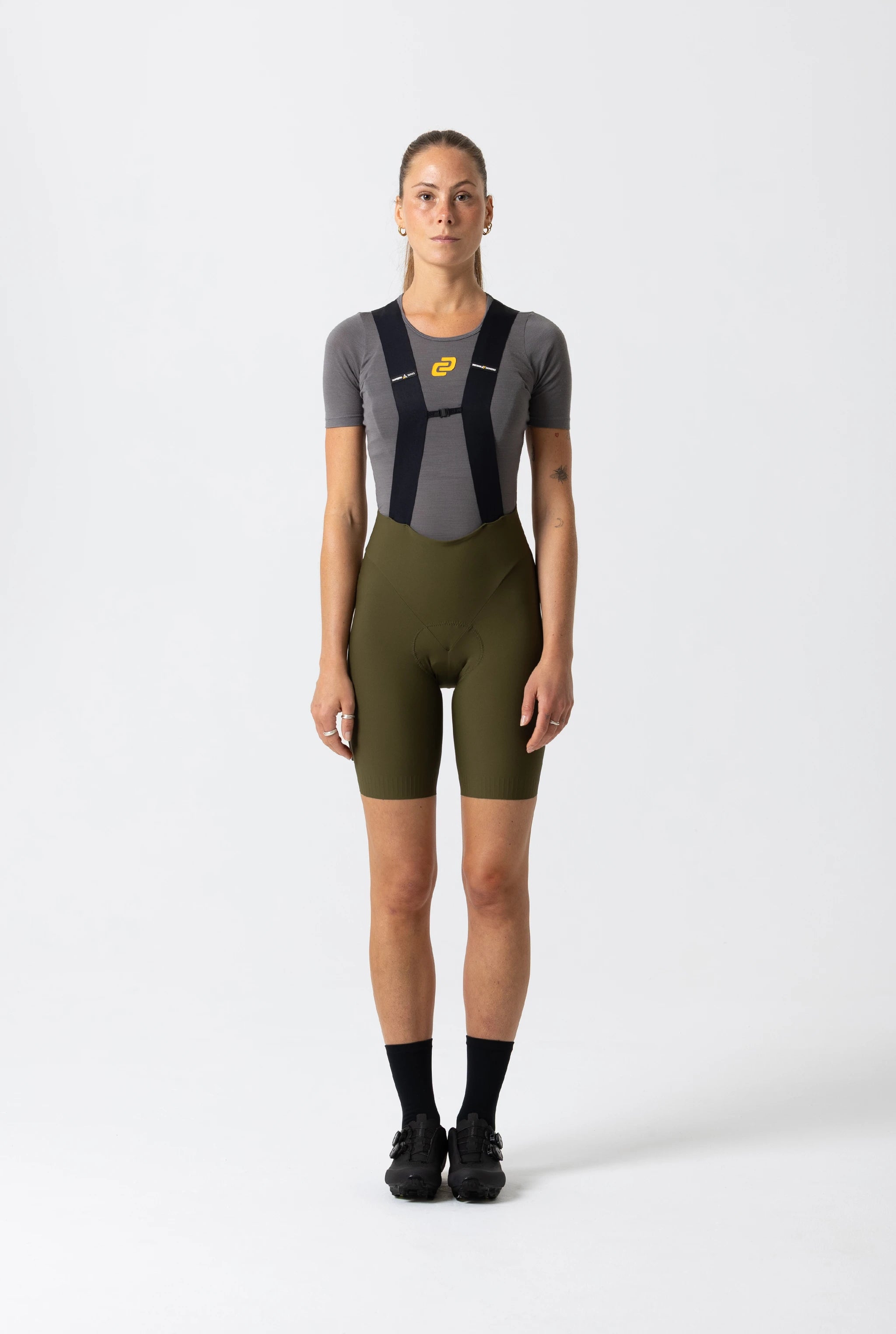 Women's Supremo Pace Bib Shorts 2.0 (Dark Moss) – CIOVITA
