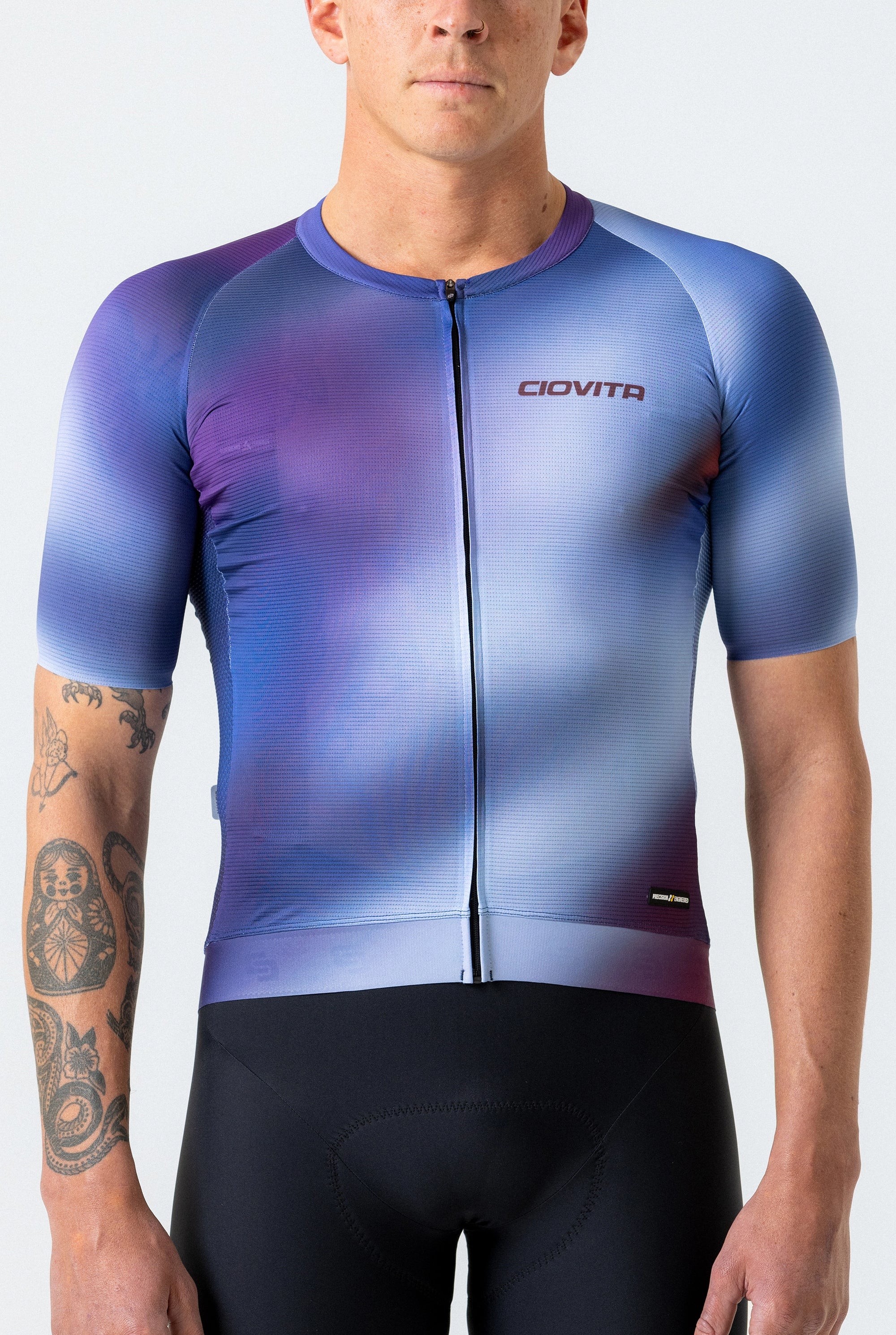 Men's Supremo Race Fit Jersey (Blue Aeris)