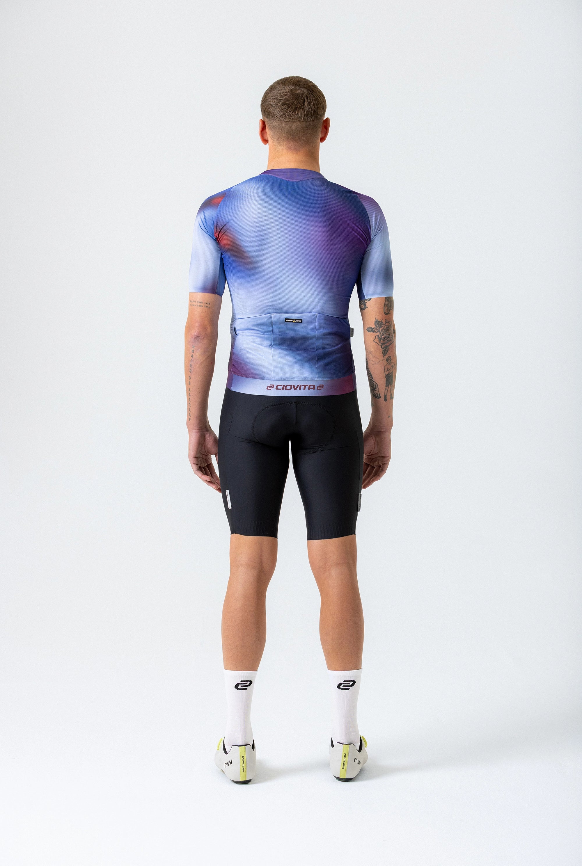 Men's Supremo Race Fit Jersey (Blue Aeris)