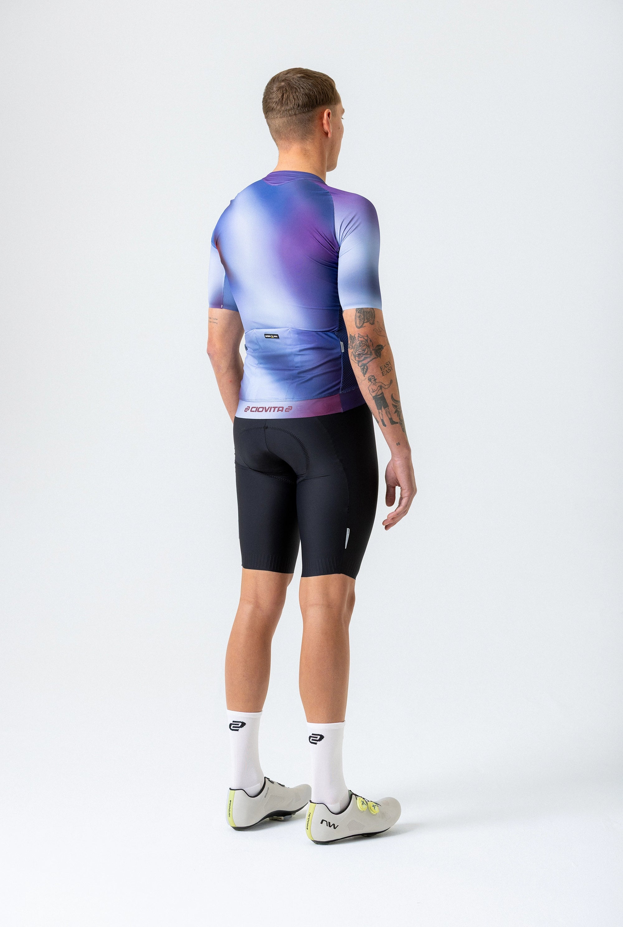 Men's Supremo Race Fit Jersey (Blue Aeris)