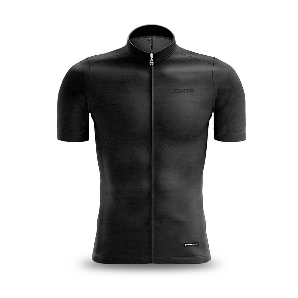 Men's Pecora Merino Cycling Jersey (Charcoal)