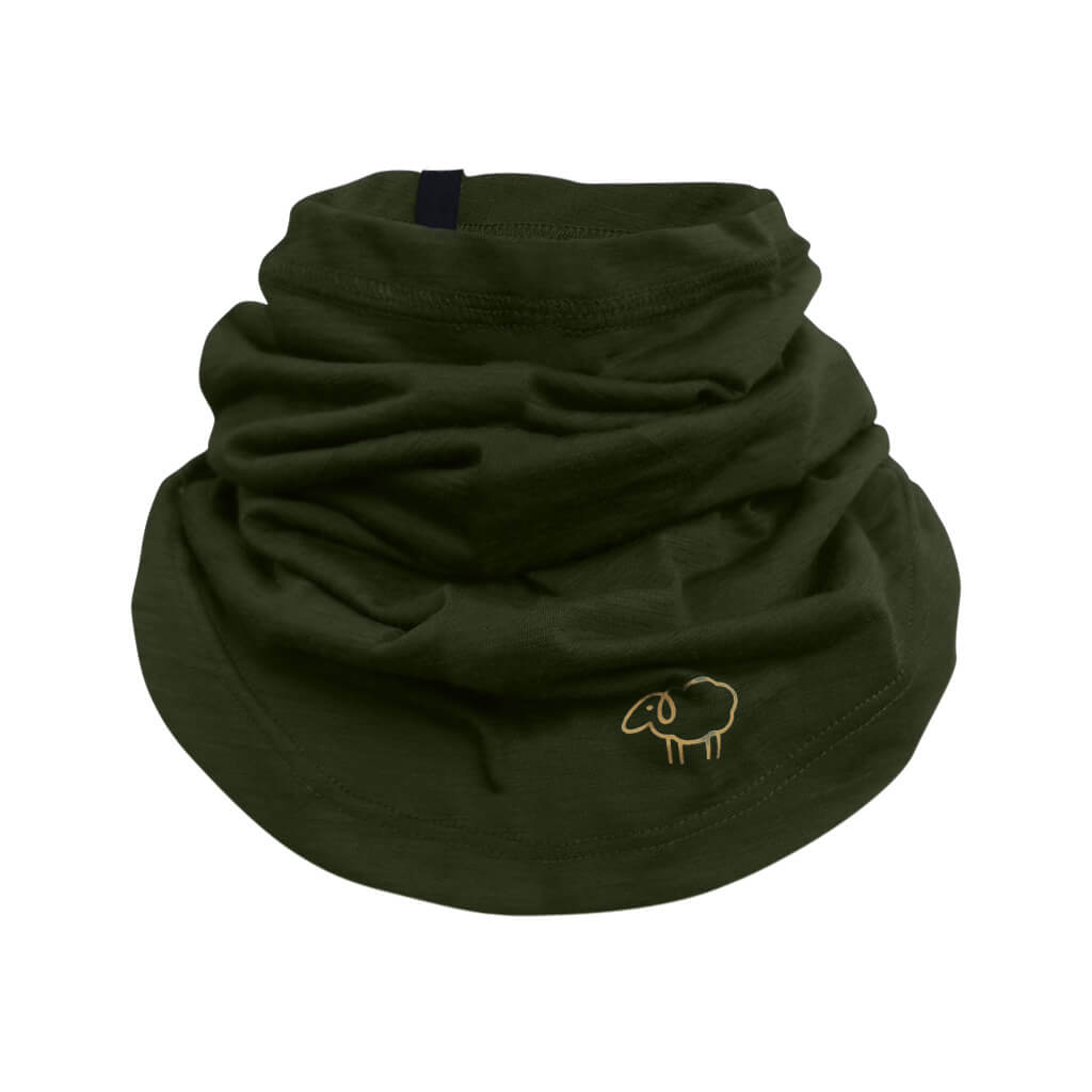 Merino Winter Weight Collar VitaTube (Olive)