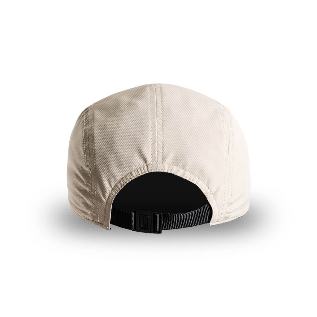 Flat Peak Strap back Cap Sand