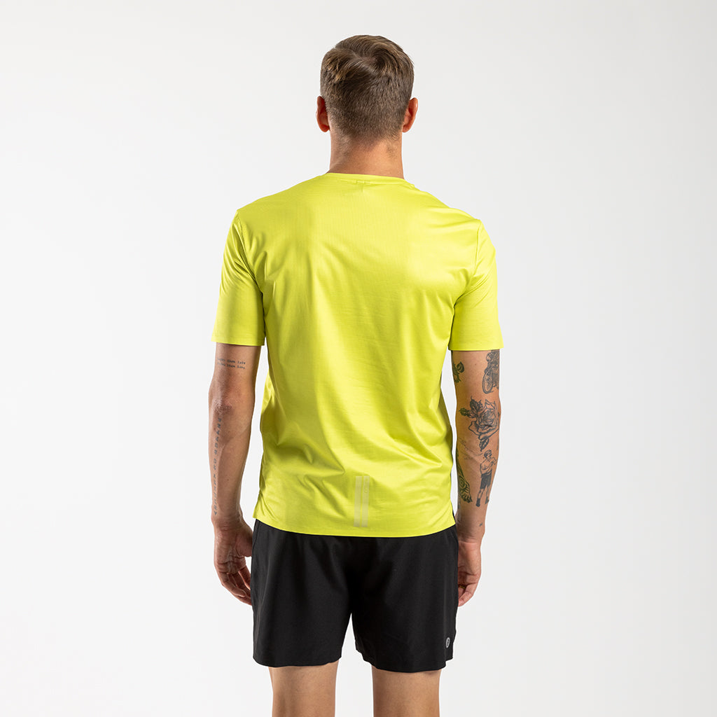 Men's Short Sleeve Tech Tee (Cyber Lime)