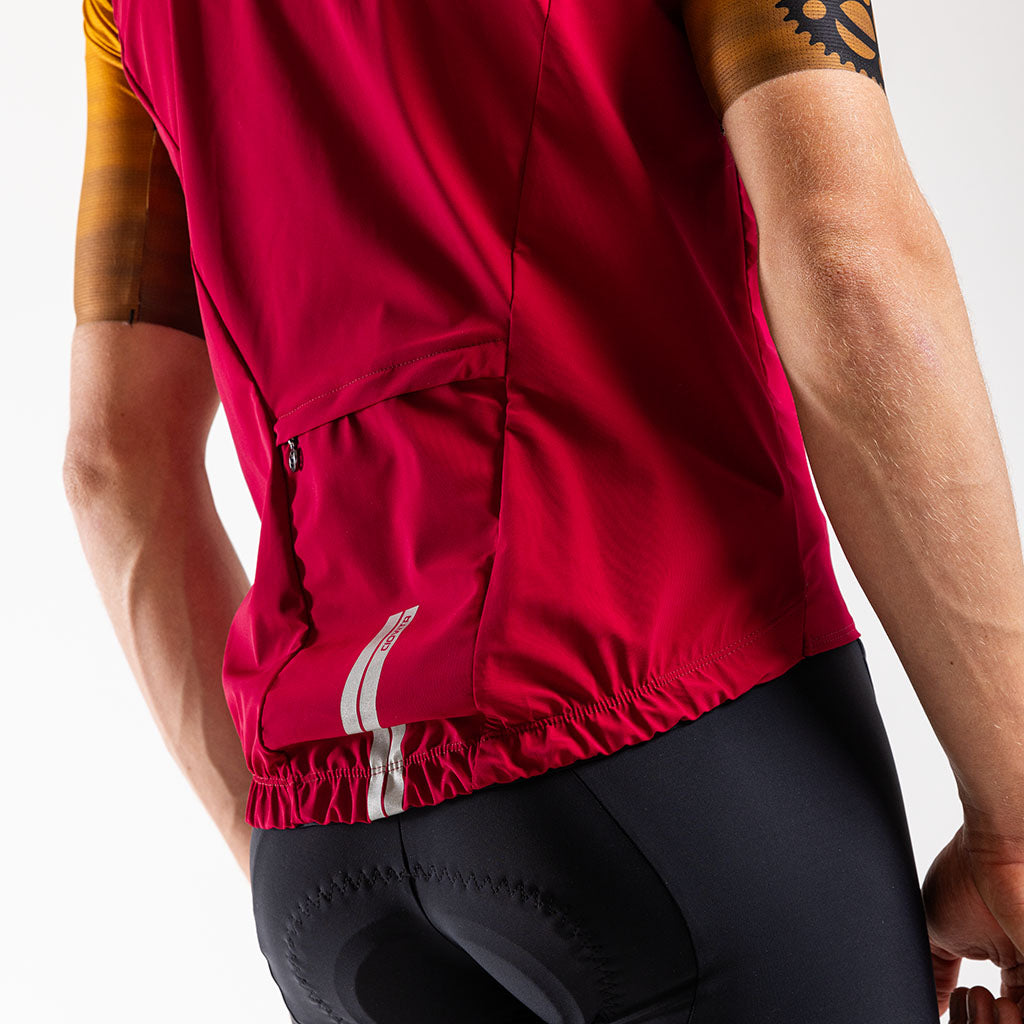 Men's Absa Cape Epic 2024 Apex Lamina Gilet (Burgundy)