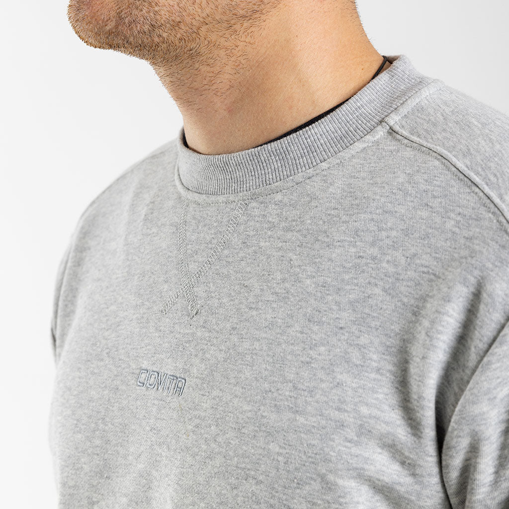 Men s Crew Neck Sweater Grey