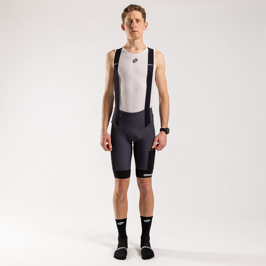 Men's Cargo Bib Shorts (Carbon)