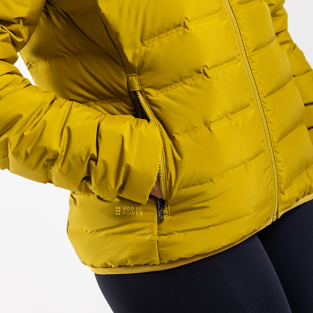 Women&#39;s Down Puffer Jacket (Mustard)