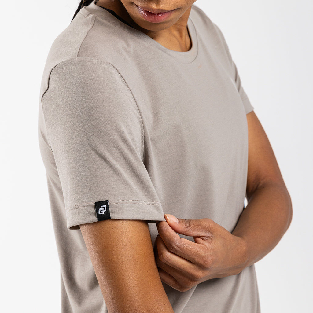 Women's Core Casual T Shirt (Stone)