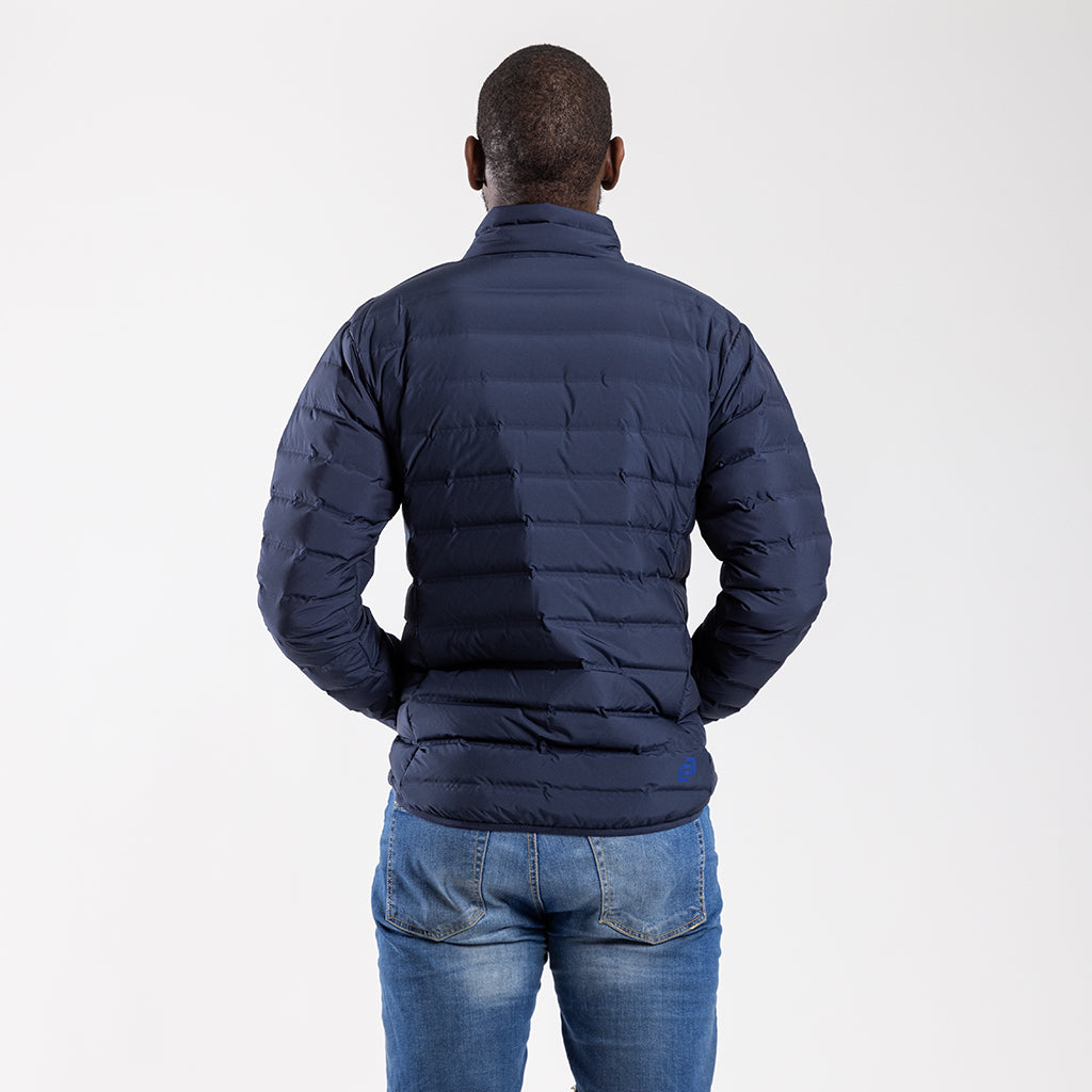 Men's Down Puffer Jacket (Navy)