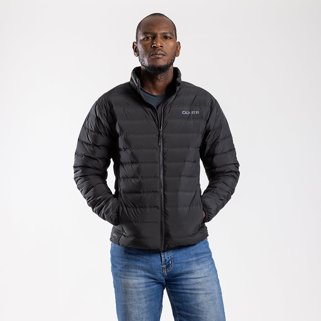 Men's Down Puffer Jacket (Black)