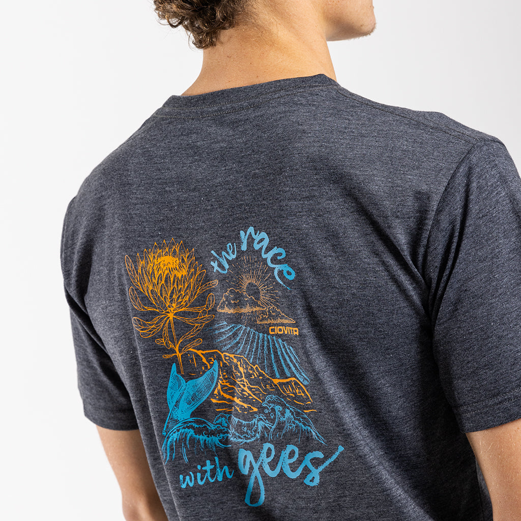 Men's FNB Wines2Whales 2024 Gees T Shirt (Charcoal)