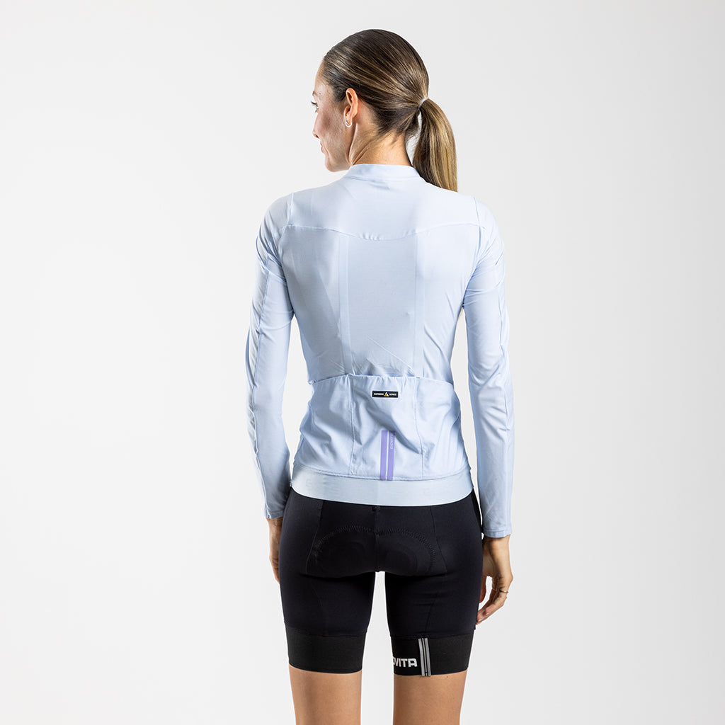Women's Librio Long Sleeve Race Fit Jersey (Ice)