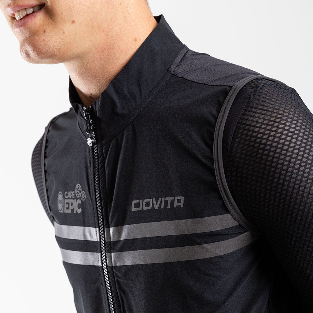 Men's Absa Cape Epic 2024 Reflective Gilet (Black)