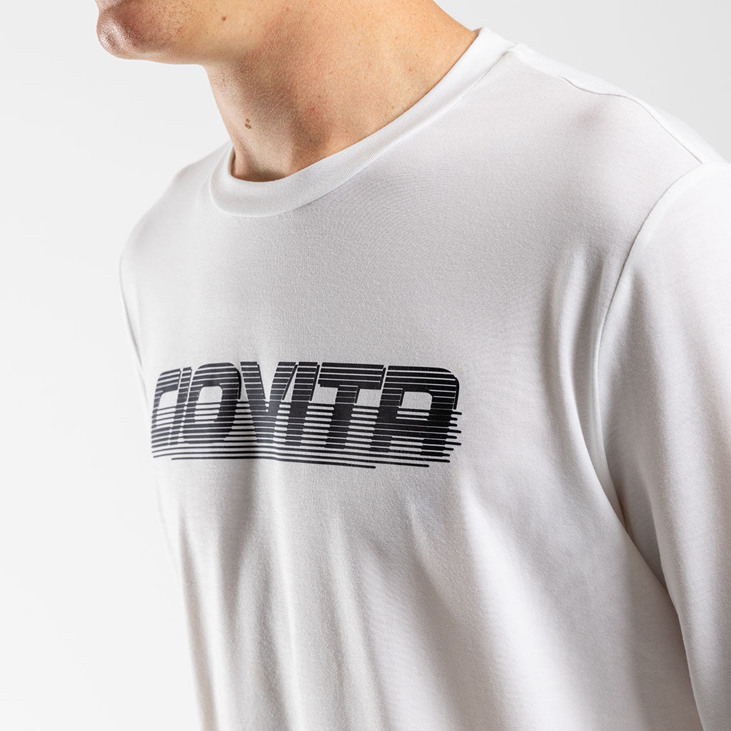 Men's Core Casual Long Sleeve T Shirt (White)