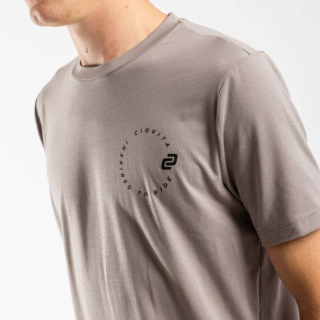 Men's Core Casual T Shirt (Stone)