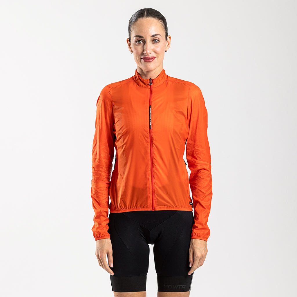 Women's Alto Corsa Windproof Jacket (Orange)
