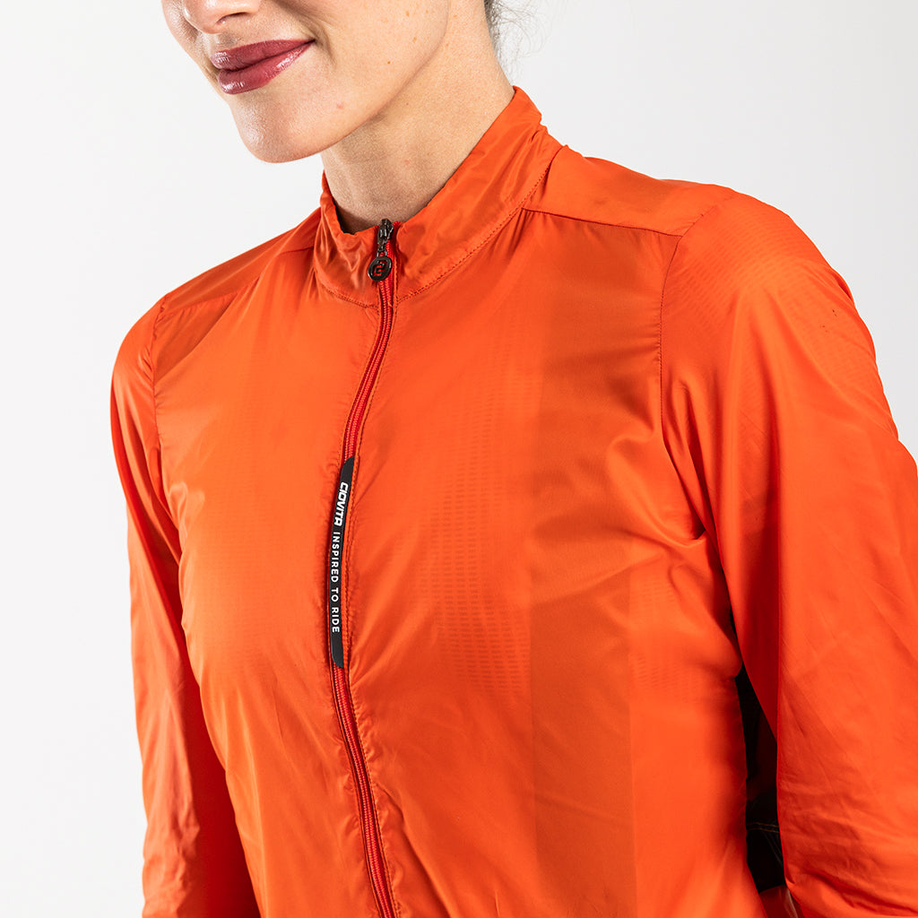 Women's Alto Corsa Windproof Jacket (Orange)