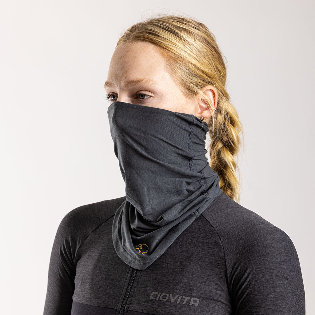 Merino Midweight Collar VitaTube (Charcoal)