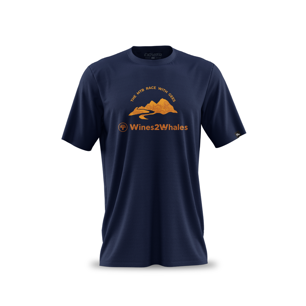 Men's FNB Wines2Whales 2023 T Shirt (Navy)