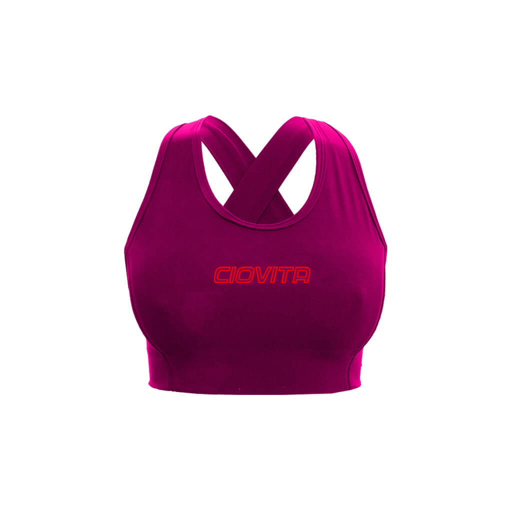 Women's Fiamma Sports Bra (Magenta)
