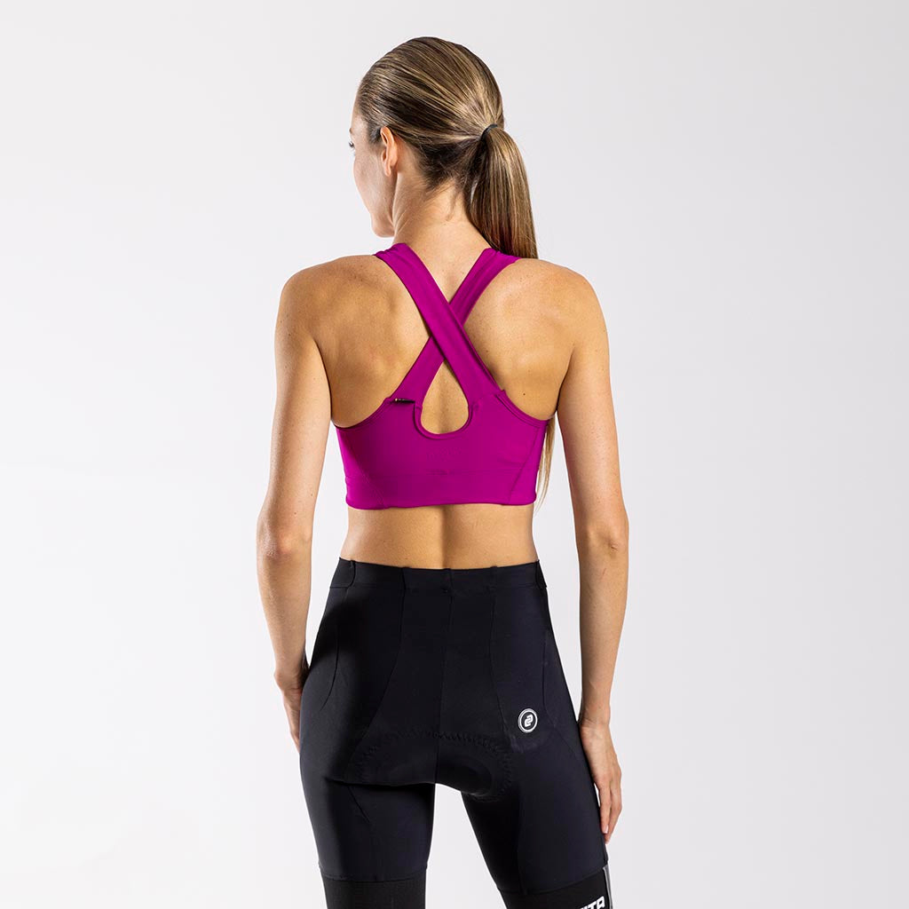 Women's Fiamma Sports Bra (Magenta)