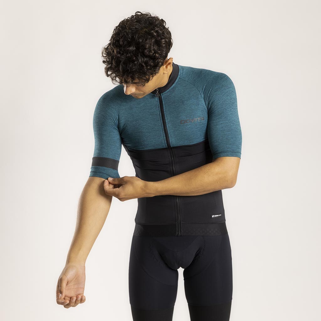 Men's Opera Race Fit Jersey (Aqua)
