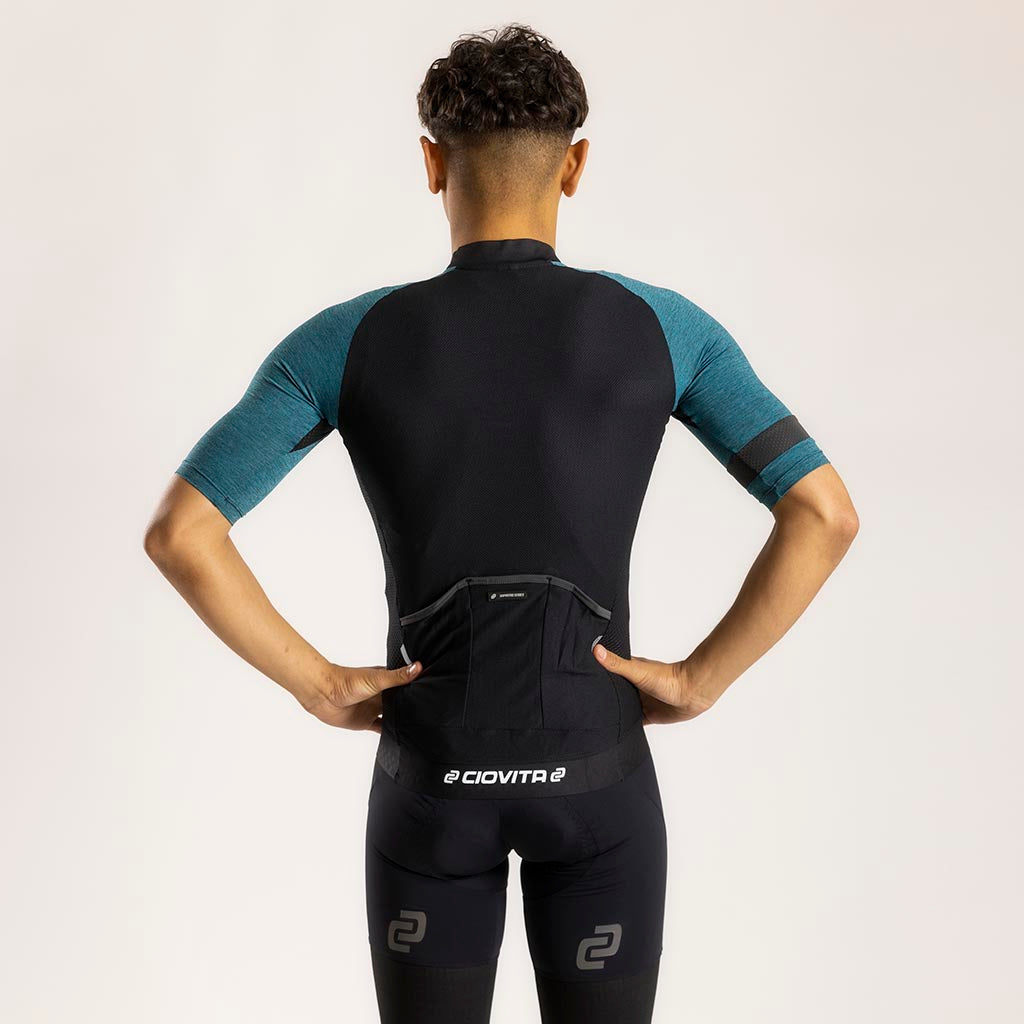 Men's Opera Race Fit Jersey (Aqua)