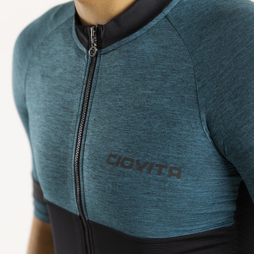 Men's Opera Race Fit Jersey (Aqua)