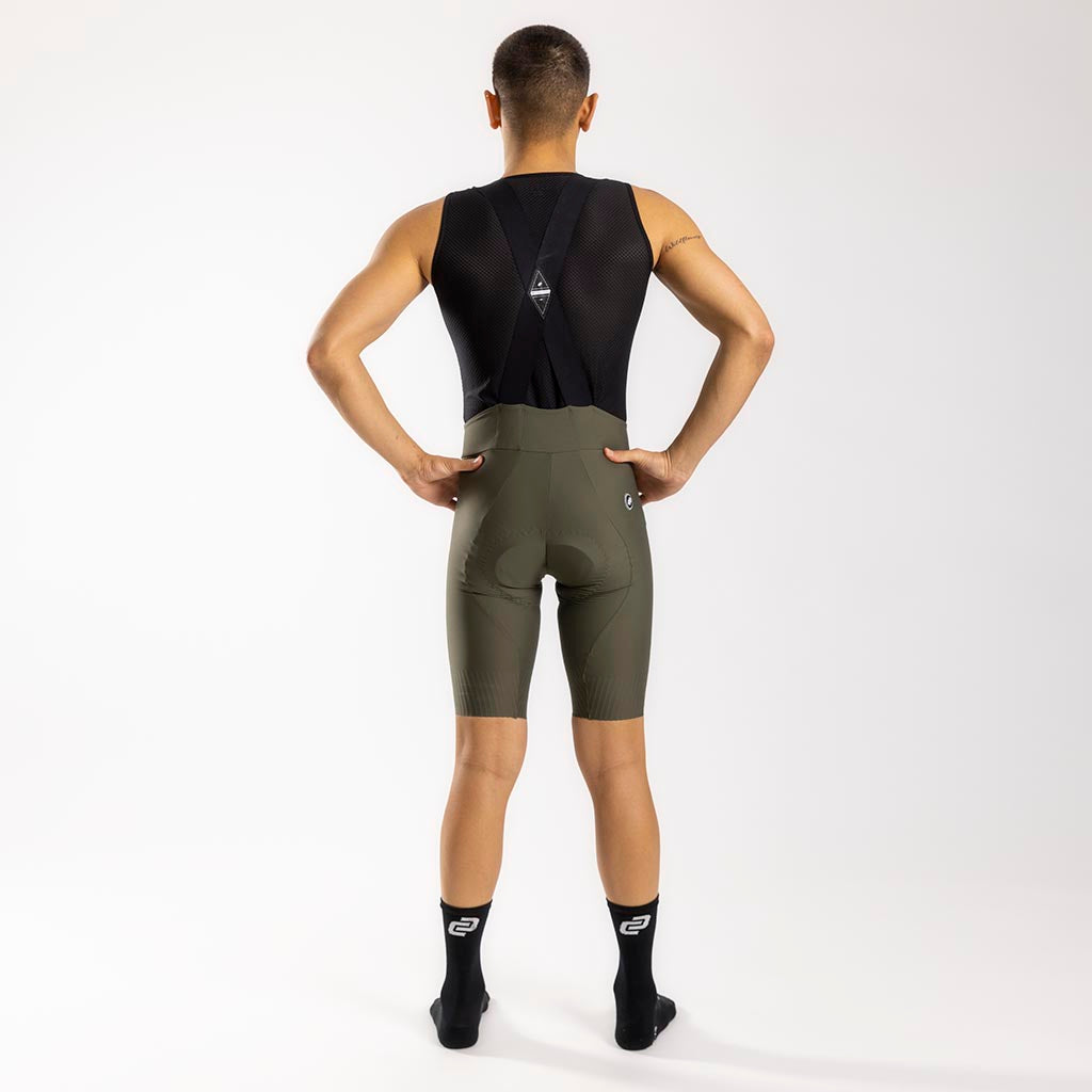 Men's Apex Elite Bib Shorts (Olive)