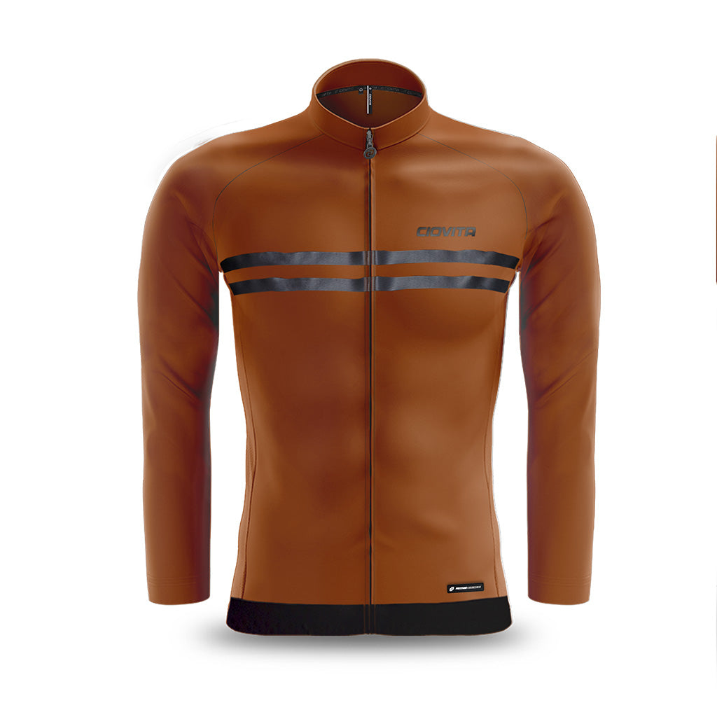 Men's Faro Long Sleeve Jersey (Rust)