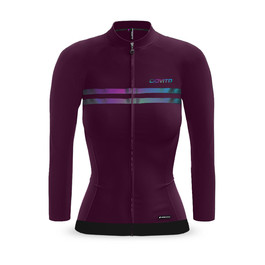 Women's Faro Long Sleeve Jersey (Plum)