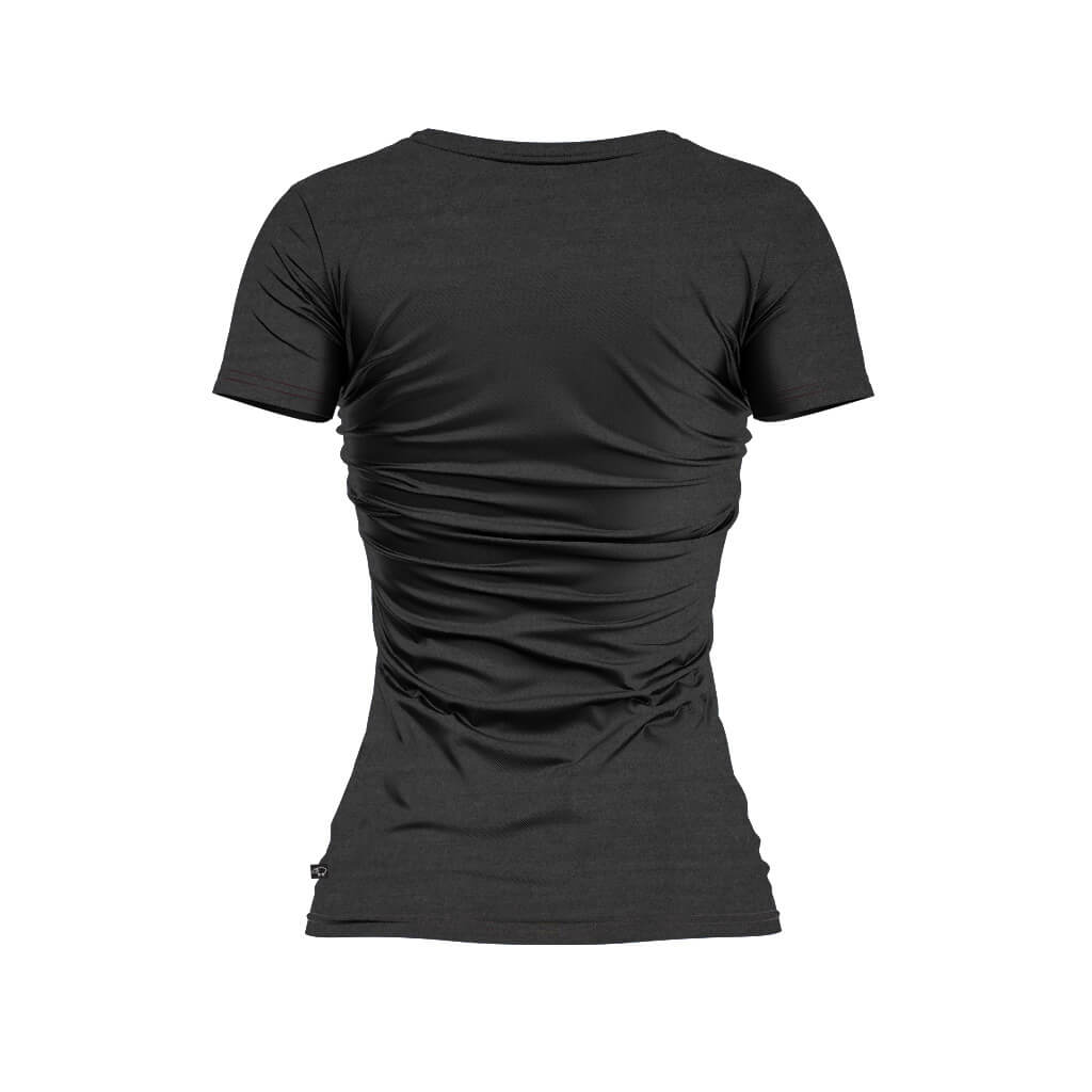 Women's Casual Merino T Shirt (Charcoal)