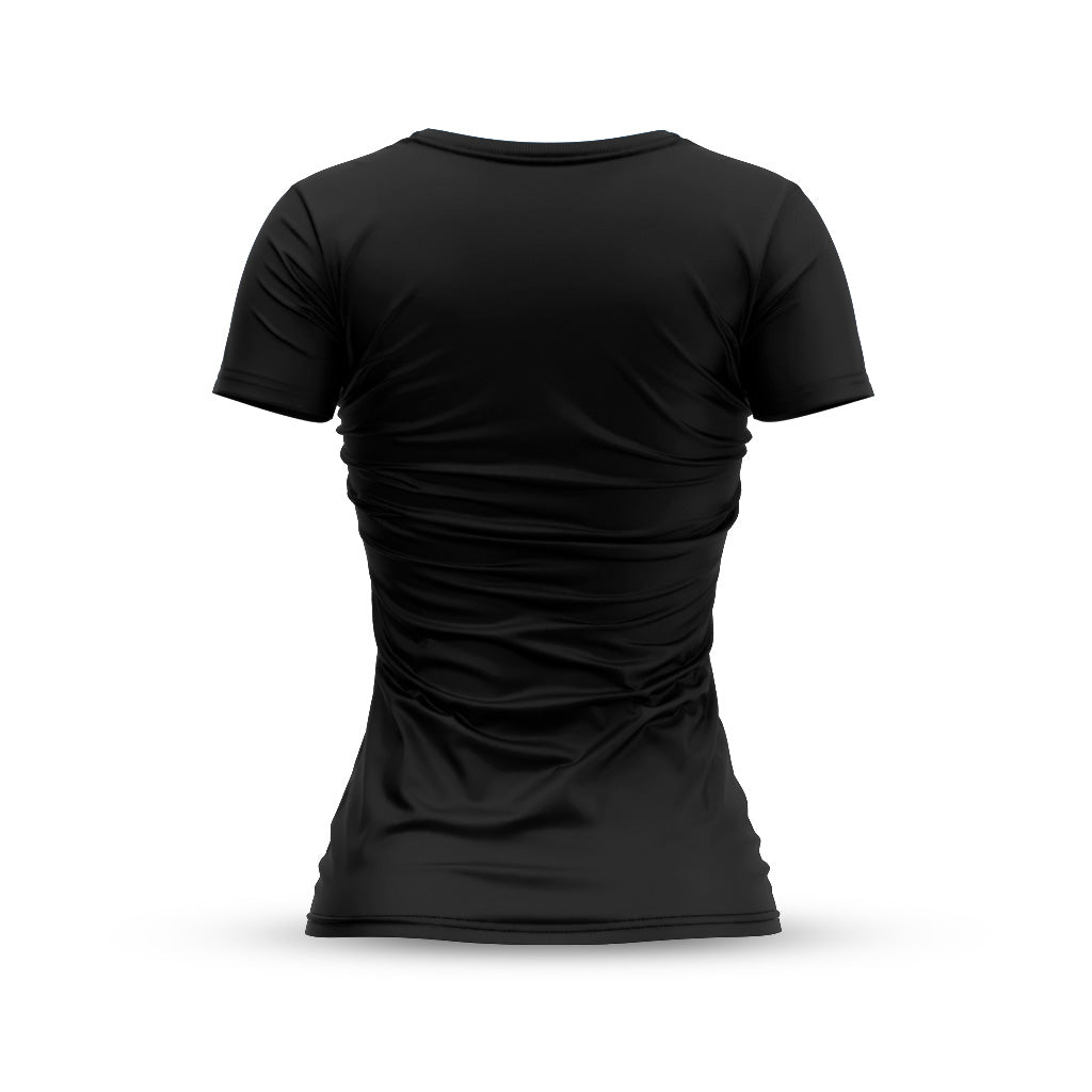 Women's Black Doppio Recycled T Shirt